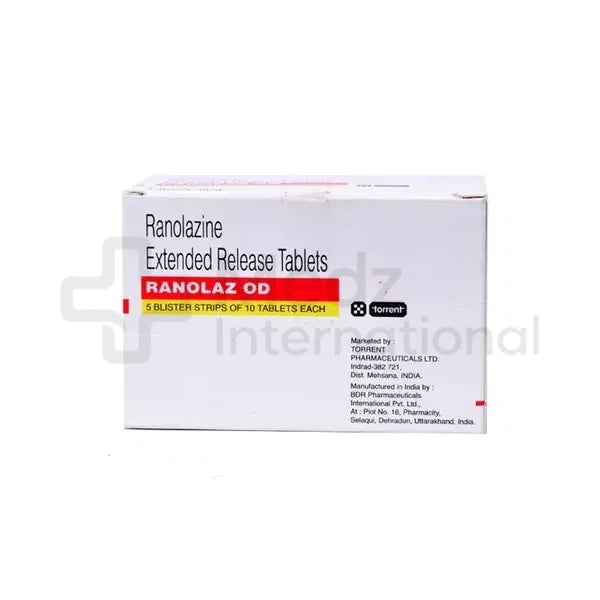Ranolaz OD 1000 mg Tablet