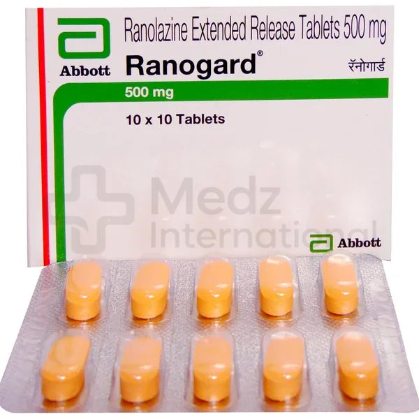 Ranolazine 500 mg Tablet