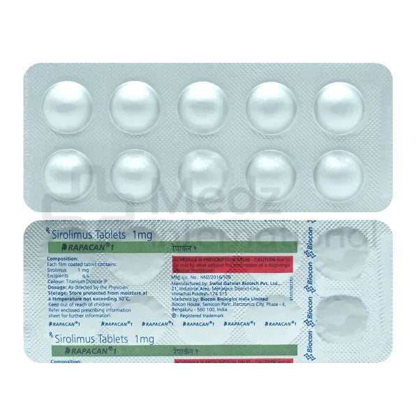 Rapacan 1 mg Tablet Rapamycin
