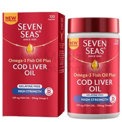 SevenSeas Cod Liver Oil capsules