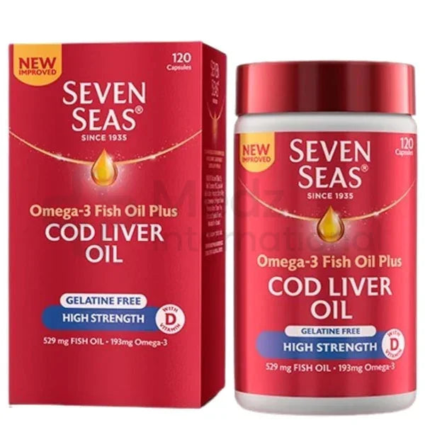 SevenSeas Cod Liver Oil capsules