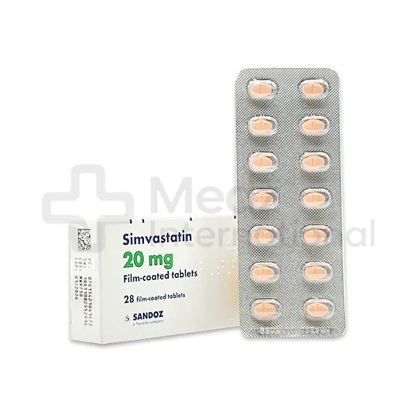 Simvastatin 10 mg/20 mg Tablets