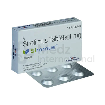Siromus 1 mg Sirolimus Drug