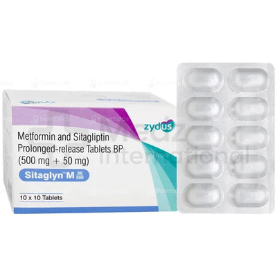 Sitagliptin Metformin 50 500 mg Tablet