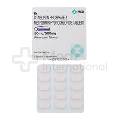 Sitagliptin Metformin 50 500 mg Tablet