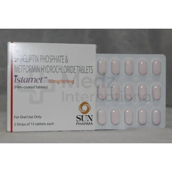 Sitagliptin Metformin 50 500 mg Tablet