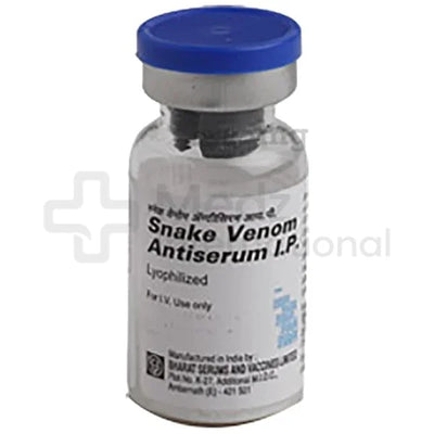 Snake anti venom injection