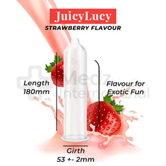 Strawberry Flavoured Latex Condoms