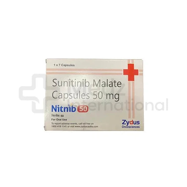 Sunitinib 50 mg/25 mg Capsules
