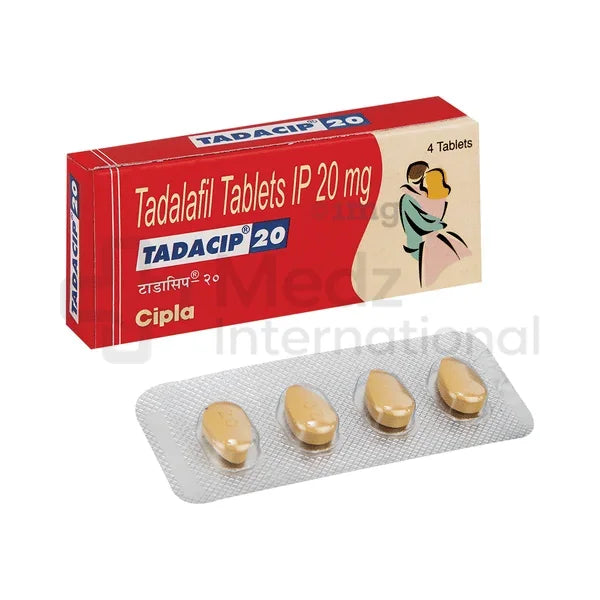 Tadacip 20 mg Tablets