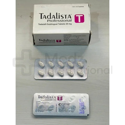 Tadalista Professional Tadalafil Sublingual 20 mg Tablet