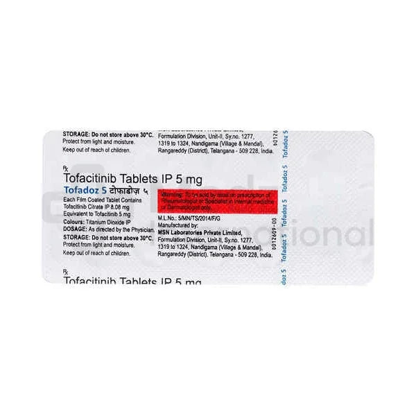 Tofadoz 5 mg