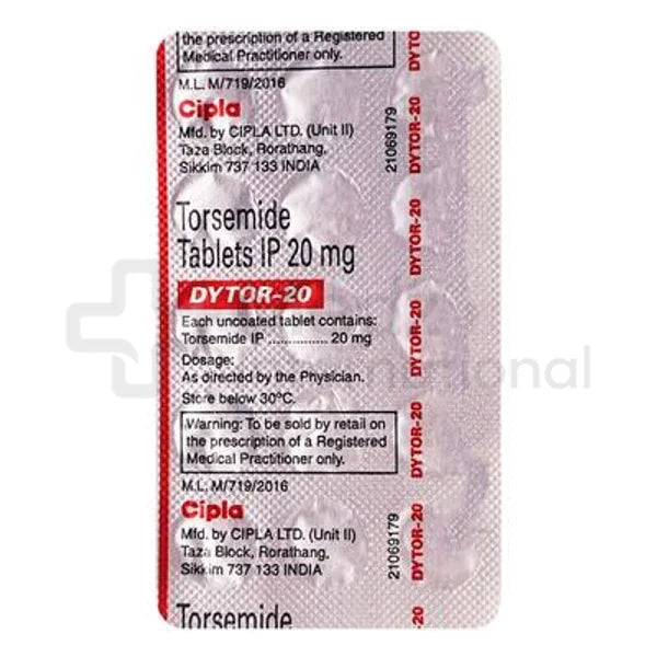 Torsemide 20 mg Tablets