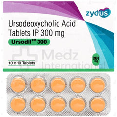 Ursodeoxycholic acid 300 mg Tablet