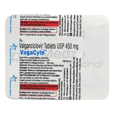 Valganciclovir 450 mg Tablet
