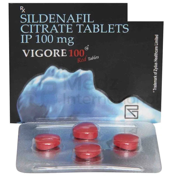 Vigore 100 mg Red Tablet