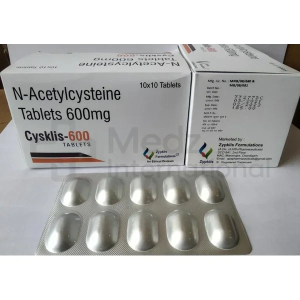 acetylcysteine 600mg
